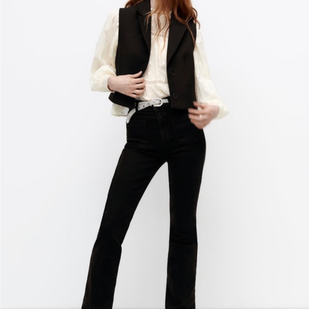 Swiss dot long sleeve shirt